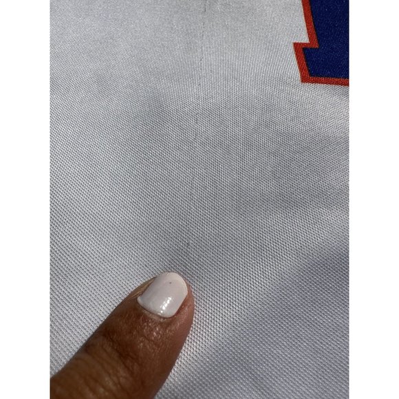 Nike Detroit Pistons Hamilton #12 Men White Jersey Mesh Sewn  Large Sports Core - Picture 5 of 14